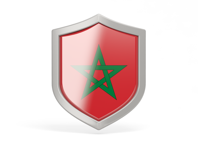 Shield icon. Download flag icon of Morocco at PNG format