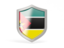 Mozambique. Shield icon. Download icon.