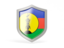 New Caledonia. Shield icon. Download icon.