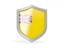 Niue. Shield icon. Download icon.