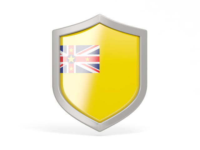 Shield icon. Download flag icon of Niue at PNG format