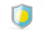Palau. Shield icon. Download icon.