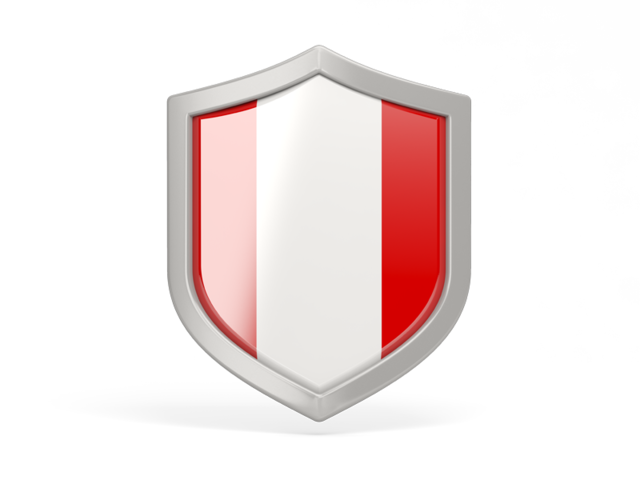 Shield icon. Download flag icon of Peru at PNG format