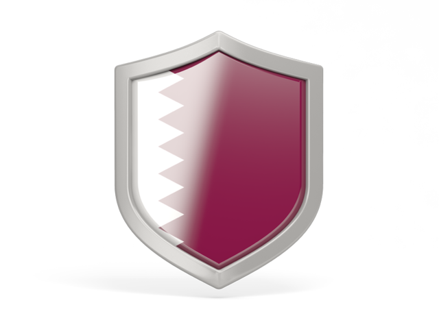 Shield icon. Download flag icon of Qatar at PNG format