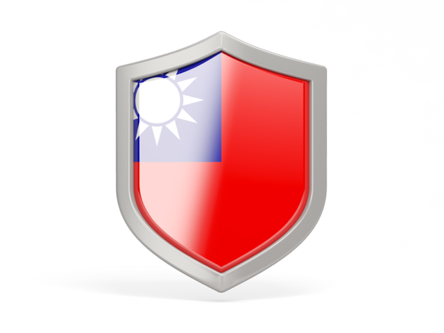 Shield icon. Download flag icon of Taiwan at PNG format