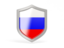 Russia. Shield icon. Download icon.