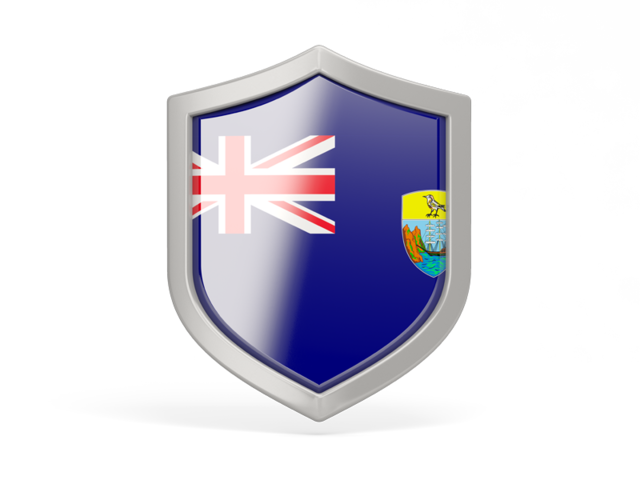 Shield icon. Download flag icon of Saint Helena at PNG format