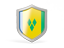 Saint Vincent and the Grenadines. Shield icon. Download icon.