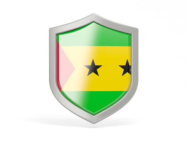 Shield icon. Download flag icon of Sao Tome and Principe at PNG format