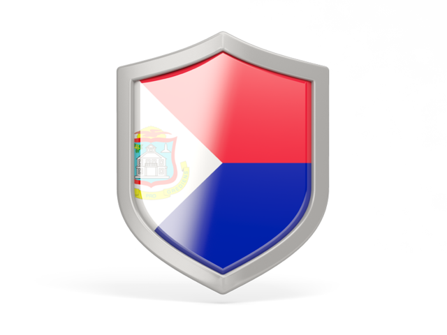 Shield icon. Download flag icon of Sint Maarten at PNG format