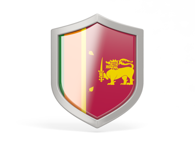 Shield icon. Download flag icon of Sri Lanka at PNG format