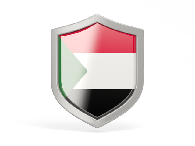 Shield icon. Download flag icon of Sudan at PNG format