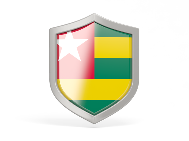 Shield icon. Download flag icon of Togo at PNG format