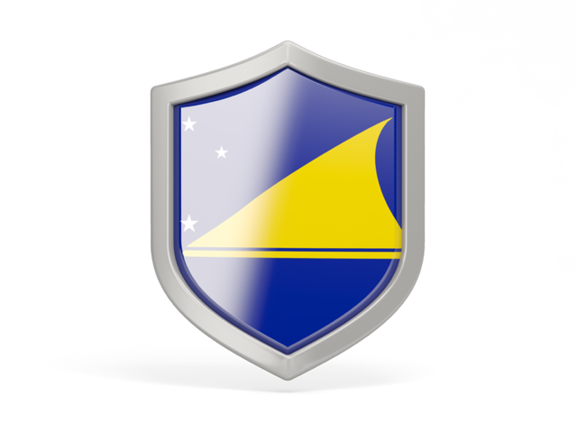 Shield icon. Download flag icon of Tokelau at PNG format