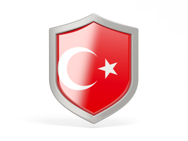 Shield icon. Download flag icon of Turkey at PNG format