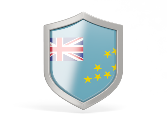 Shield icon. Download flag icon of Tuvalu at PNG format