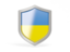 Ukraine. Shield icon. Download icon.