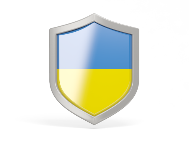 Shield icon. Download flag icon of Ukraine at PNG format