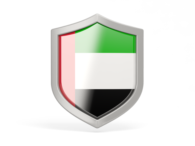 Shield icon. Download flag icon of United Arab Emirates at PNG format