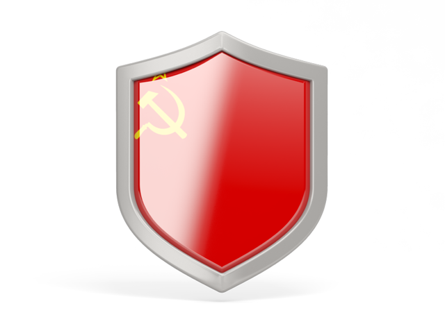 Shield icon. Download flag icon of Soviet Union at PNG format