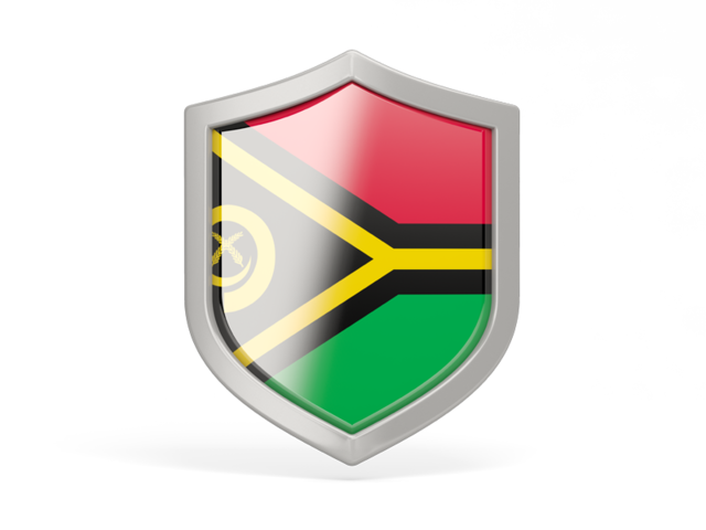 Shield icon. Download flag icon of Vanuatu at PNG format