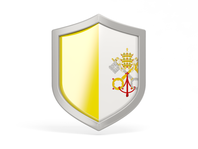 Shield icon. Download flag icon of Vatican City at PNG format
