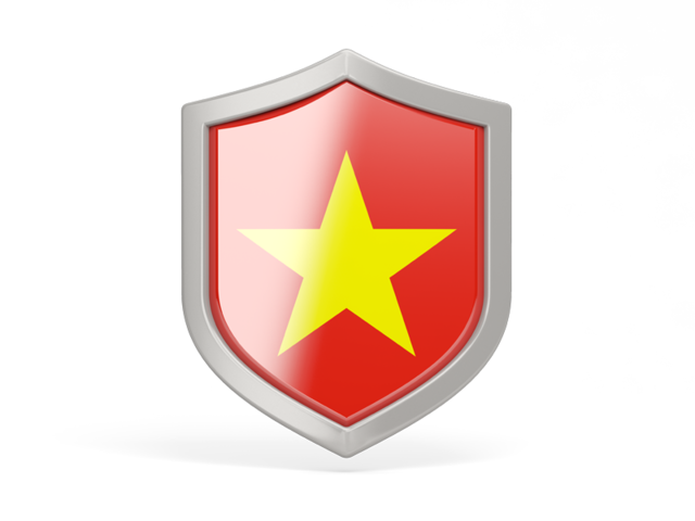 Shield icon. Download flag icon of Vietnam at PNG format