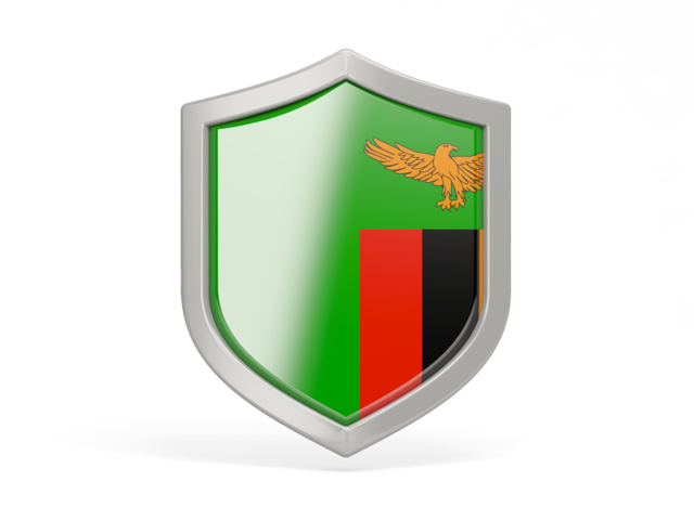 Shield icon. Download flag icon of Zambia at PNG format