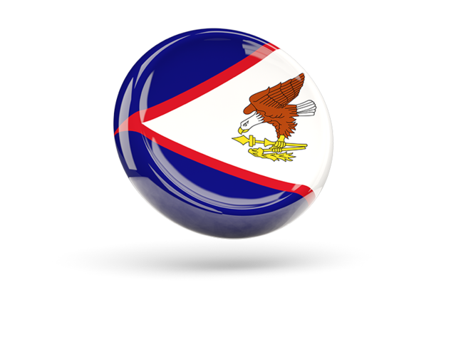 Shiny round icon. Download flag icon of American Samoa at PNG format
