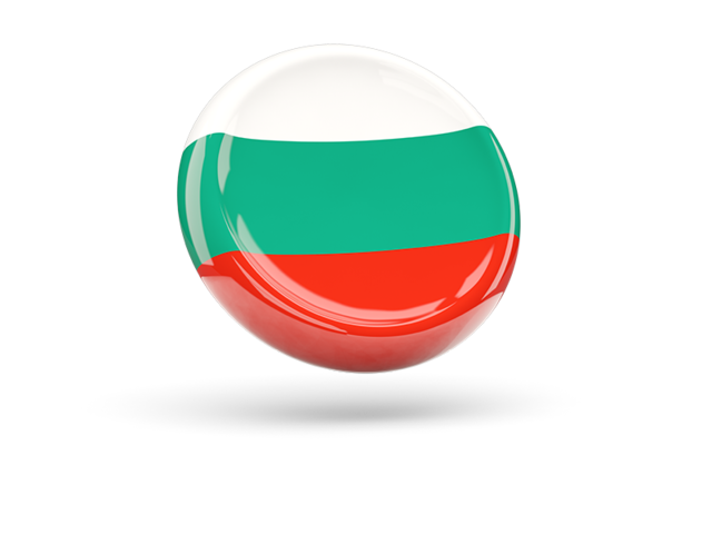 Shiny round icon. Download flag icon of Bulgaria at PNG format