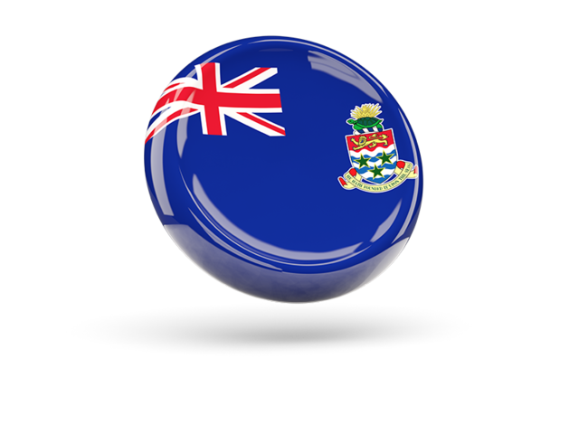 Shiny round icon. Download flag icon of Cayman Islands at PNG format