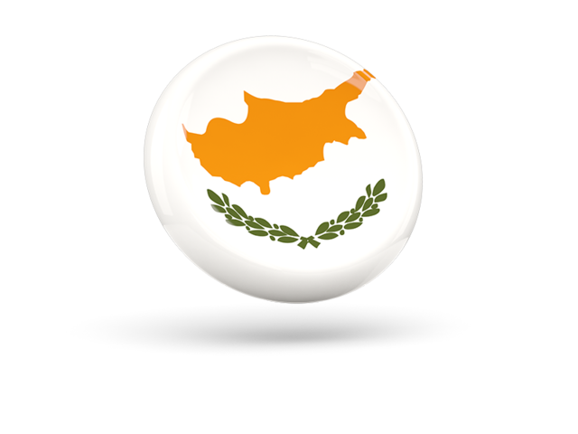 Shiny round icon. Download flag icon of Cyprus at PNG format