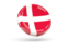 Denmark. Shiny round icon. Download icon.