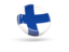 Finland. Shiny round icon. Download icon.