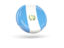 Гватемала. Блестящая круглая иконка. Скачать иллюстрацию.