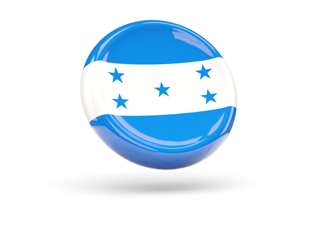 Shiny round icon. Download flag icon of Honduras at PNG format