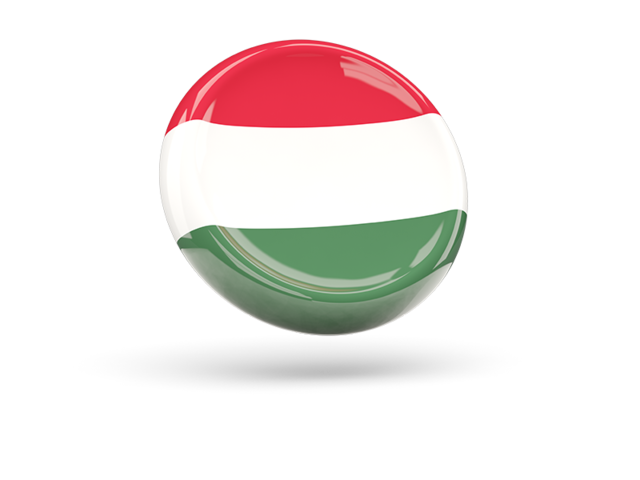 Shiny round icon. Download flag icon of Hungary at PNG format