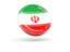 Iran. Shiny round icon. Download icon.