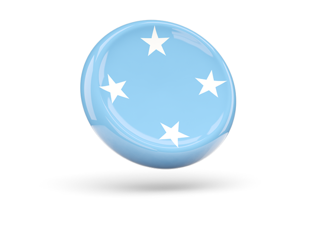 Shiny round icon. Download flag icon of Micronesia at PNG format