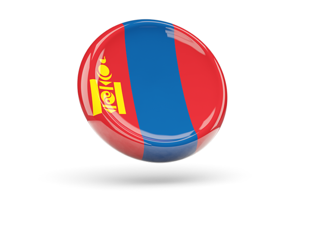 Shiny round icon. Download flag icon of Mongolia at PNG format