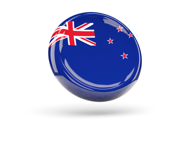 Shiny round icon. Download flag icon of New Zealand at PNG format