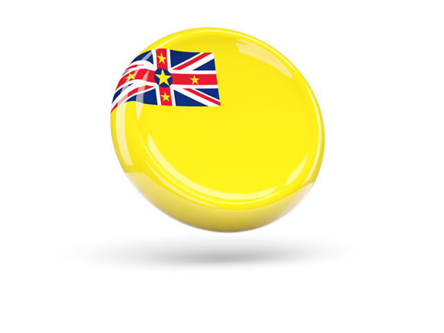 Shiny round icon. Download flag icon of Niue at PNG format