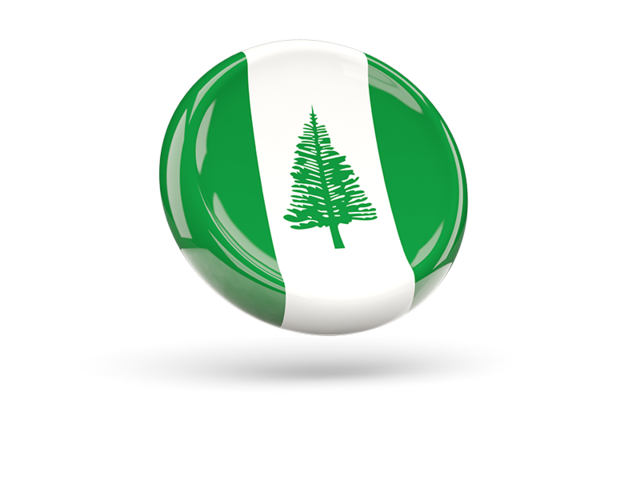 Shiny round icon. Download flag icon of Norfolk Island at PNG format