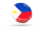 Philippines. Shiny round icon. Download icon.