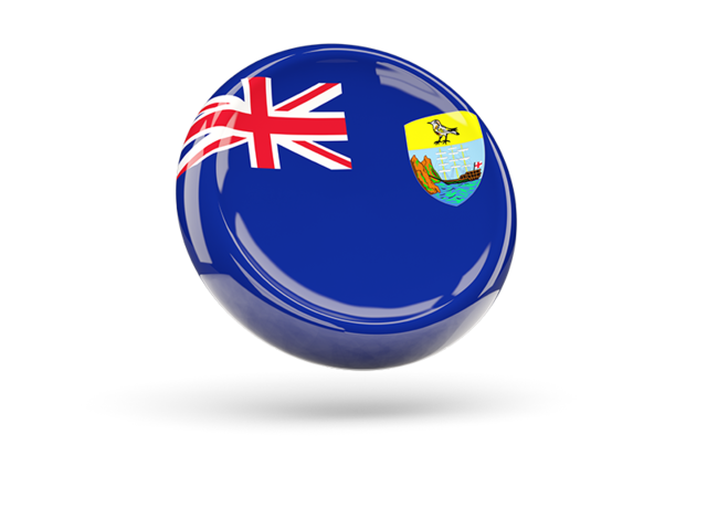 Shiny round icon. Download flag icon of Saint Helena at PNG format