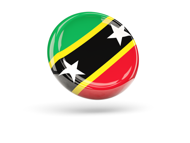 Shiny round icon. Download flag icon of Saint Kitts and Nevis at PNG format
