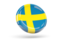 Sweden. Shiny round icon. Download icon.