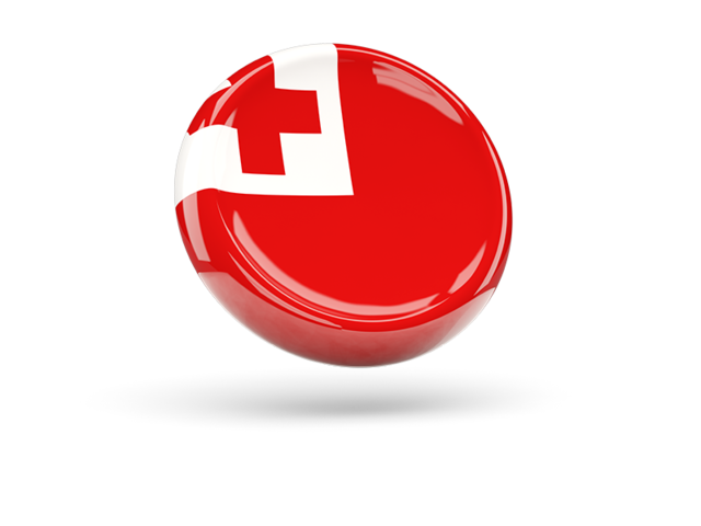 Shiny round icon. Download flag icon of Tonga at PNG format