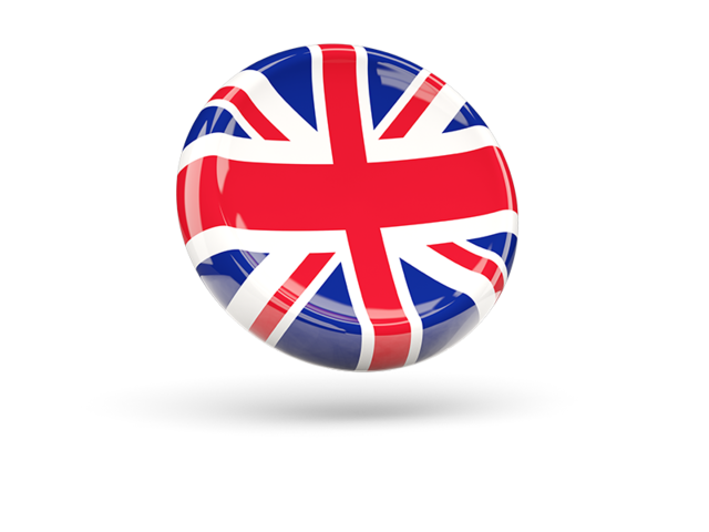 Shiny round icon. Download flag icon of United Kingdom at PNG format