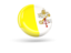 Vatican City. Shiny round icon. Download icon.